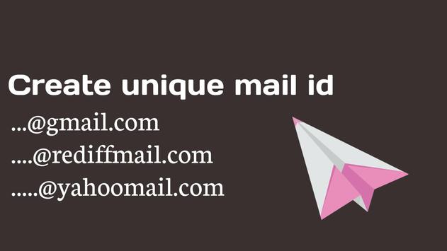 Temp mail ID Generator Suggestions Instant mail 截图 7