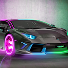 Neon Cars Live Wallpaper icône