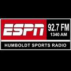 ESPN 92.7 FM Humboldt Sports Zeichen