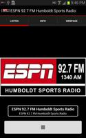 ESPN 92.7 FM Humboldt Sports Plakat