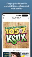 KSUX 105.7 syot layar 2