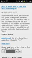 ABA Journal Mobile скриншот 1