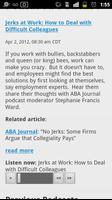 ABA Journal Mobile screenshot 1