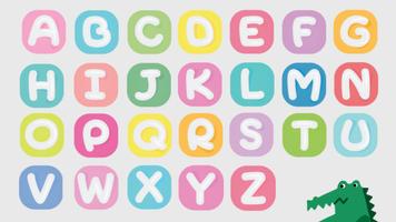 ABC alphabet touch Affiche