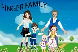 Kids Rhyme Finger Family plakat