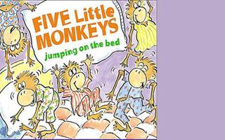 Kids Rhyme Five Little Monkey capture d'écran 1