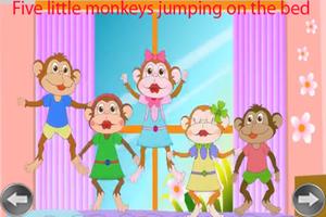 Kids Rhyme Five Little Monkey স্ক্রিনশট 2