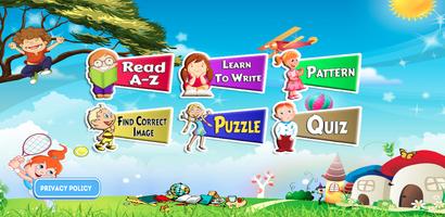 ABC Learning Games for Kids Affiche