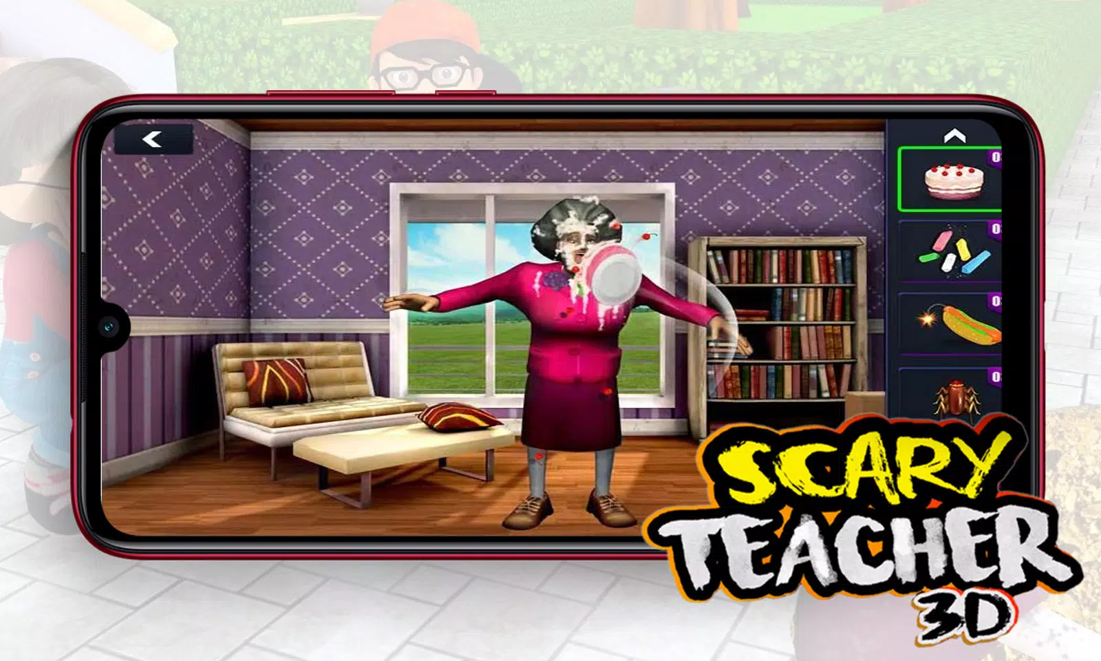 Scary Teacher Creepy Games: 3D Evil Teacher House::Appstore for  Android