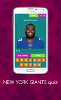 NEW YORK GIANTS quiz: Guess the Player Plakat