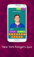 N.Y Rangers quiz Plakat