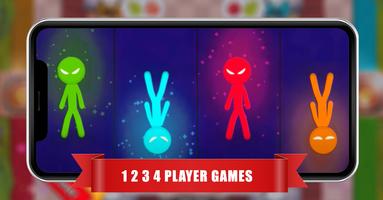 Stickman Party multiplayer games guide تصوير الشاشة 2