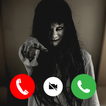 Scary ghost video call icon