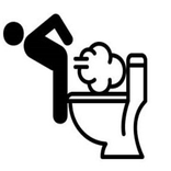 Toilet vomiting.fart sound