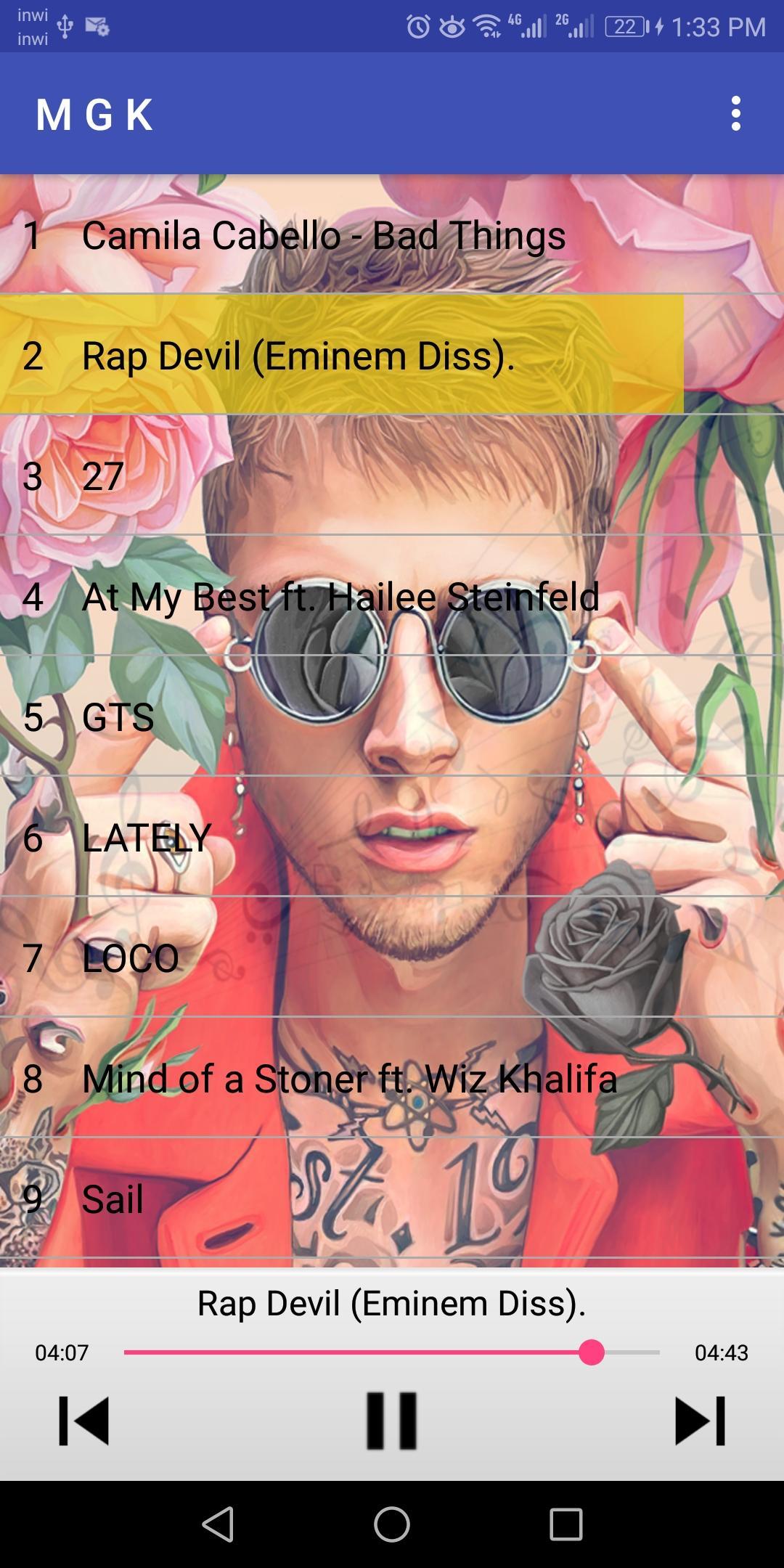 Machine Gun Kelly Songs For Android Apk Download - mgk roblox