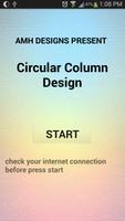 Circular Column Design Affiche