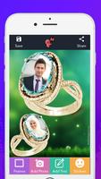 برنامه‌نما Lovely Ring Photo Frames عکس از صفحه