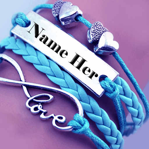 Name on necklace - Name art