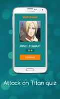 Attack on Titan quiz Screenshot 1