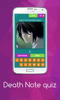 Death Note quiz Plakat