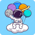 Cute Astronaut Wallpaper