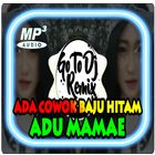 DJ ADUH MAMAE ADA COWOK BAJU HITAM VIRAL ไอคอน