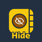 hide contacts and numbers आइकन