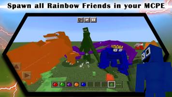 Rainbow Friends Addon for MCPE Affiche