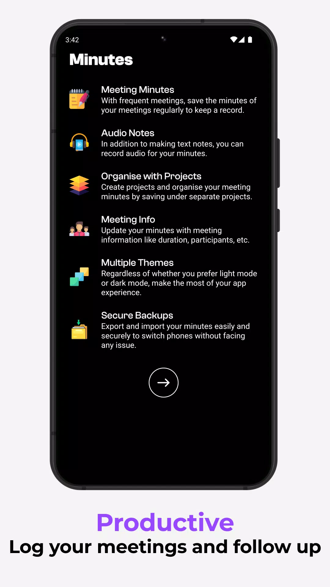 Minutes: Meeting Notes Logger APK for Android Download