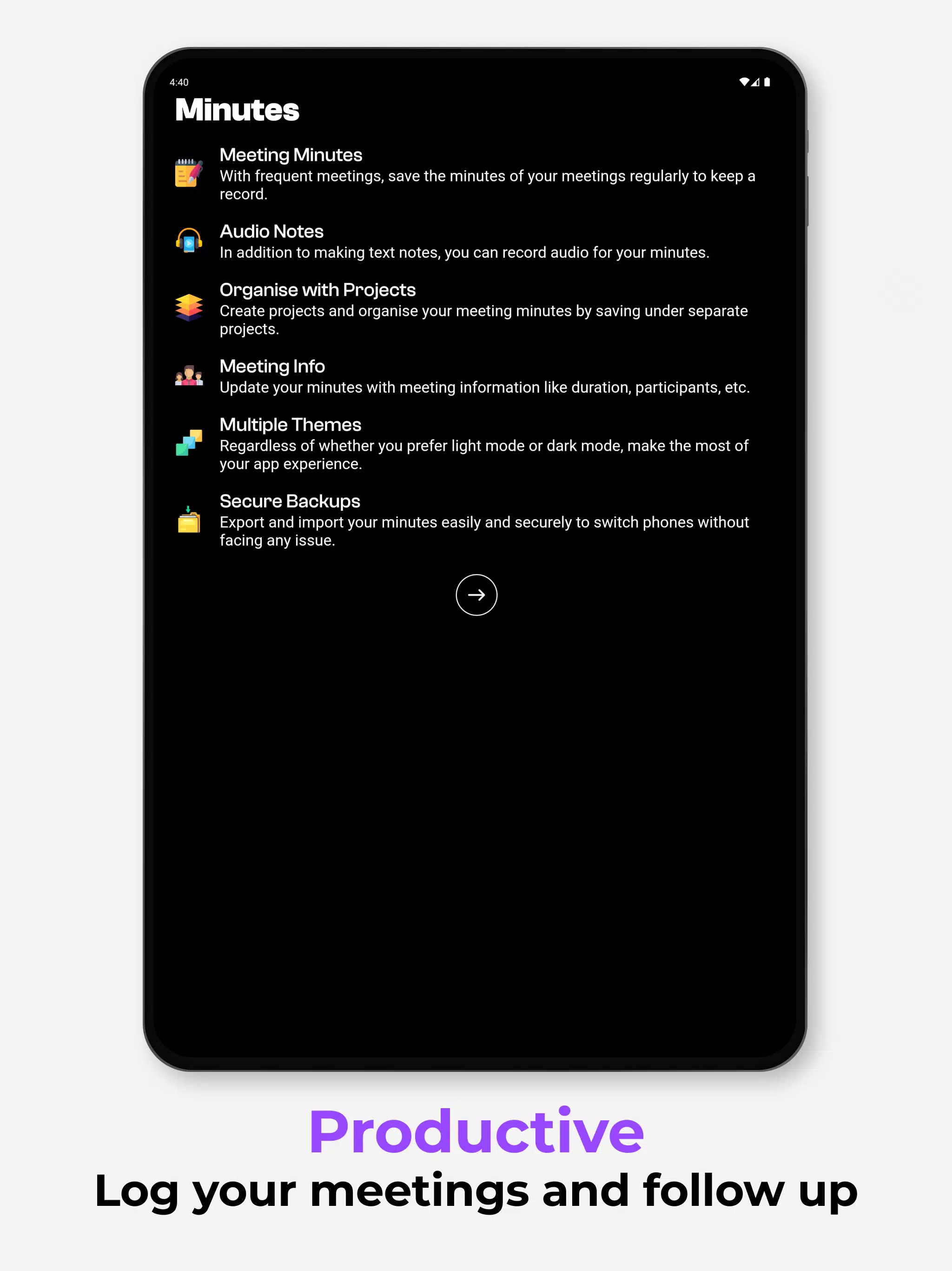 Minutes: Meeting Notes Logger APK for Android Download