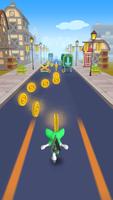 Blue Hedgehog Run – Fun Endless Dash Running capture d'écran 1