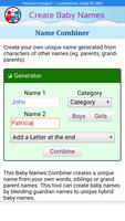 1 Schermata Baby Name Generator