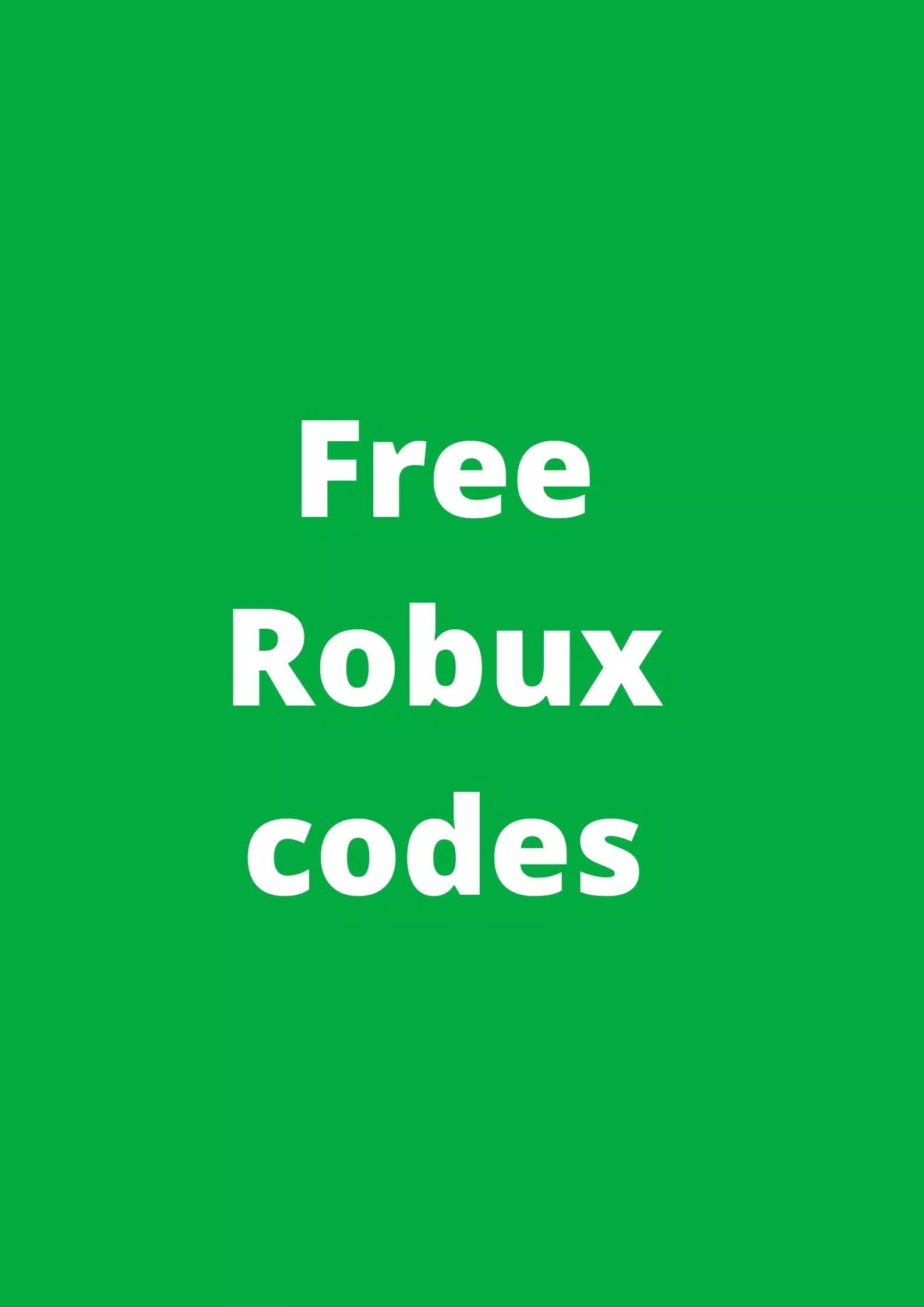 Robux Promo Codes for Android - Free App Download