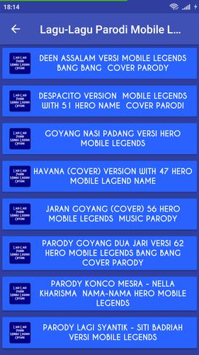 Lagu Lagu Parodi Mobile Legends Offline For Android Apk Download