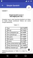 Learn Simple Sanskrit تصوير الشاشة 1
