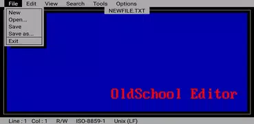 OldSchool Editor : Text Editor