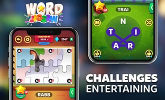 Word Jigsaw - The Best Puzzle Word Game Cartaz