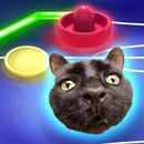 Glow Cat Hockey: Meow ASMR APK