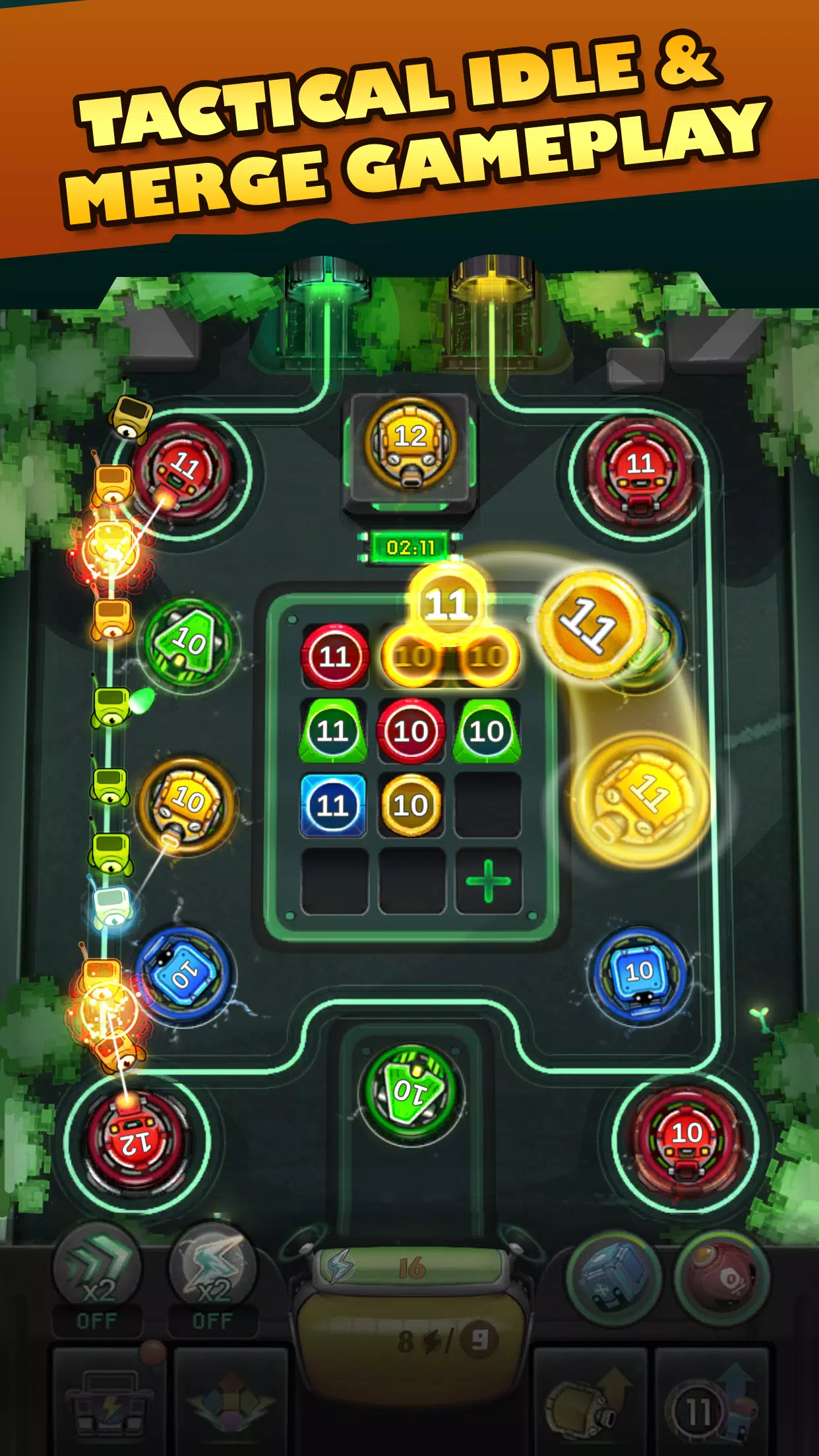 Cybershock : 2077 - TD Idle & Merge - Age of Cyber Apk Download