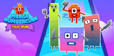 Merge Number Cube: 3D Run Game