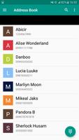 Address Book syot layar 3