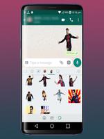 Messi Watsa stickers Plakat