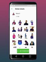 Messi Watsa stickers اسکرین شاٹ 3