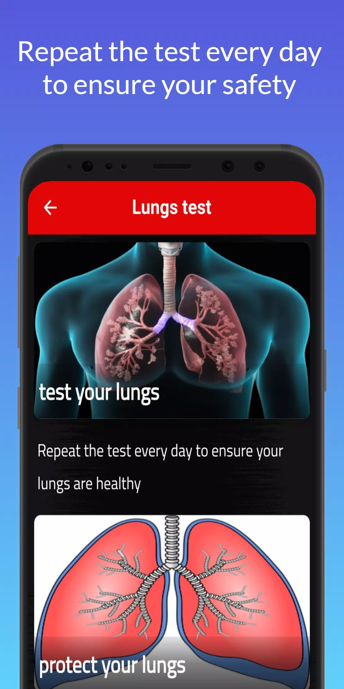 Test your lungs