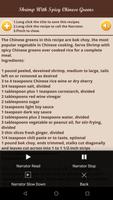 Chinese Recipes captura de pantalla 2