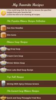 Chinese Recipes captura de pantalla 3