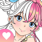Anime Games Coloring Book-icoon