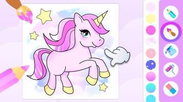 Unicorn Coloring Kids Games 海報