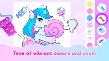 Unicorn Coloring Kids Games 截圖 2