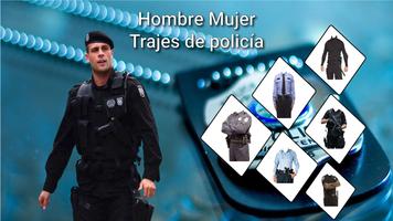 Men Woman Police Suit Editor Poster